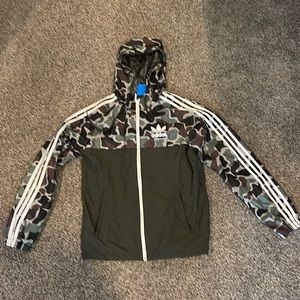 Adidas Rain Coat. Camo